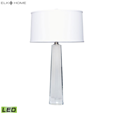 Elk 729-LED Crystal 32'' High 1-Light Table Lamp - Clear