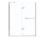 MAAX 136672-900-084-000 Reveal 71 56-59 x 71 ½ in. 8mm Pivot Shower Door for Alcove Installation with Clear glass in Chrome