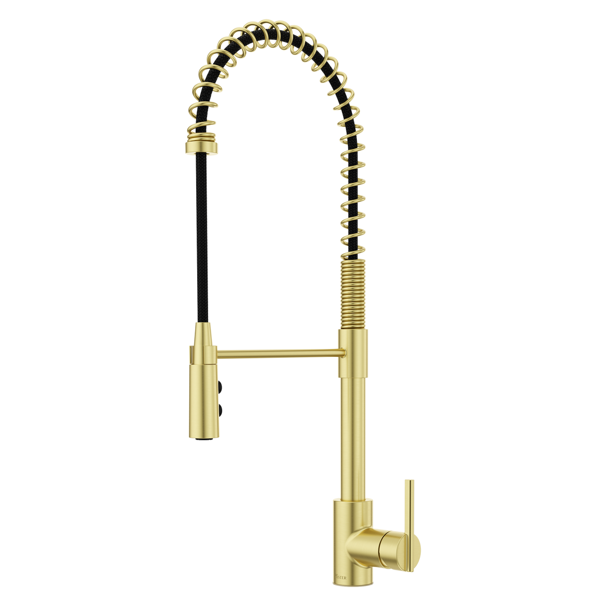 Brislin 1-Handle Pull-Down Kitchen Faucet in Brushed Gold