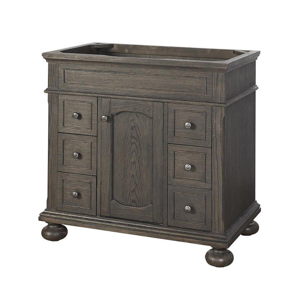 Fairmont Designs 1536-V36 Oakhurst 36" Vanity - Burnt Chocolate - Oakhurst 36 x 21-1/2 x 34-1/2 in. Floor Mount Vanity