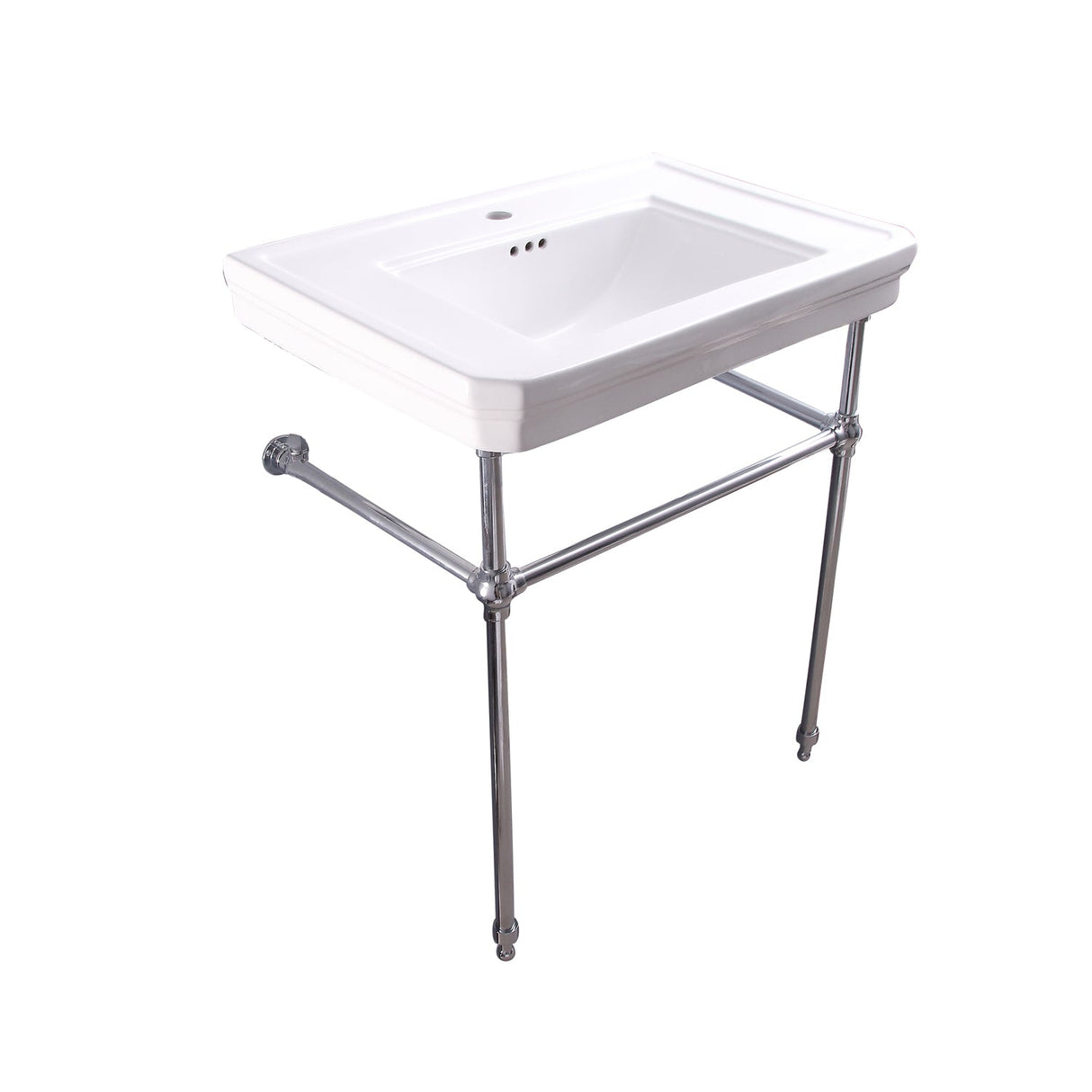 Drew 30″ Console with Brass Stand