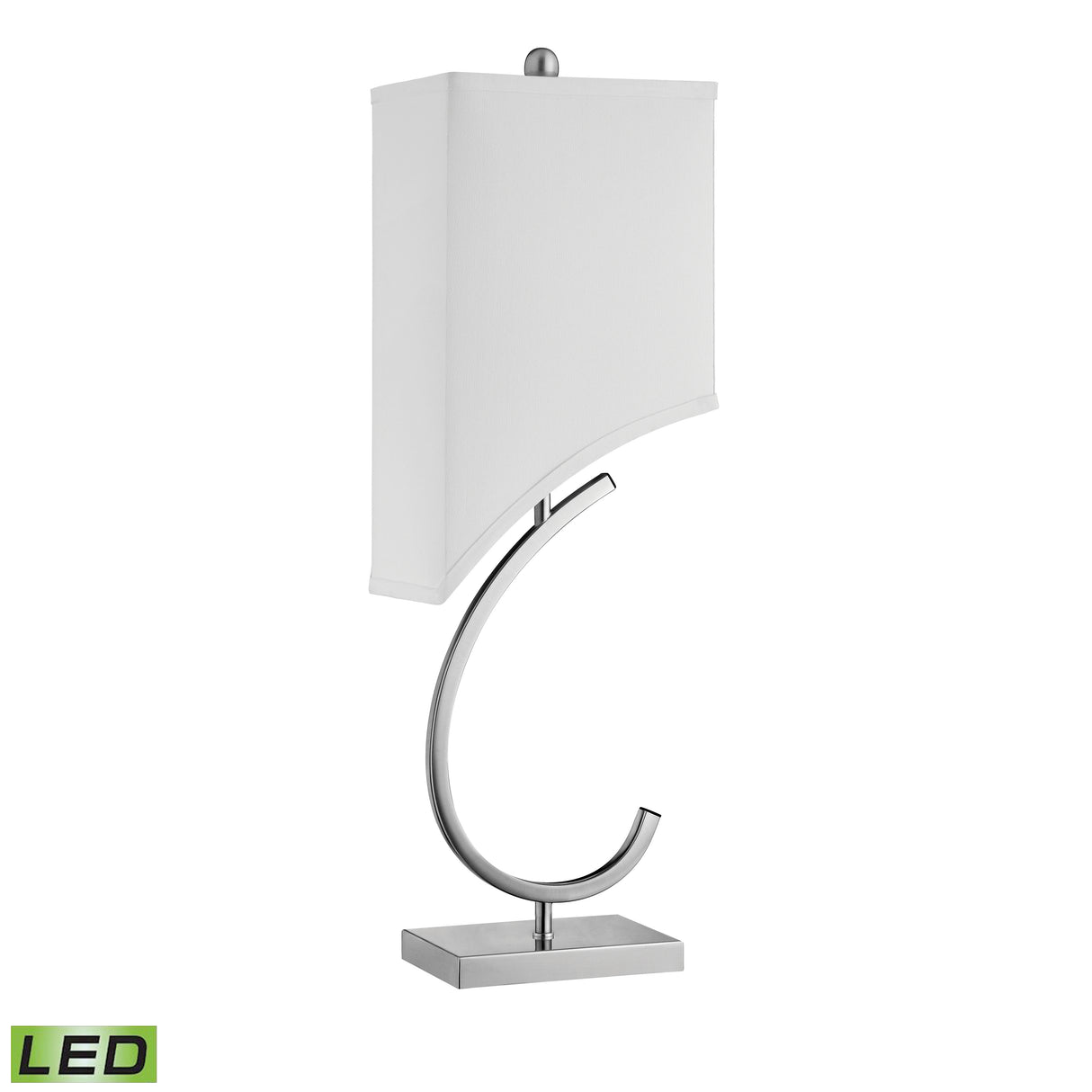 Elk 76053-LED Chastain 31'' High 1-Light Table Lamp - Brushed Steel - Includes LED Bulb