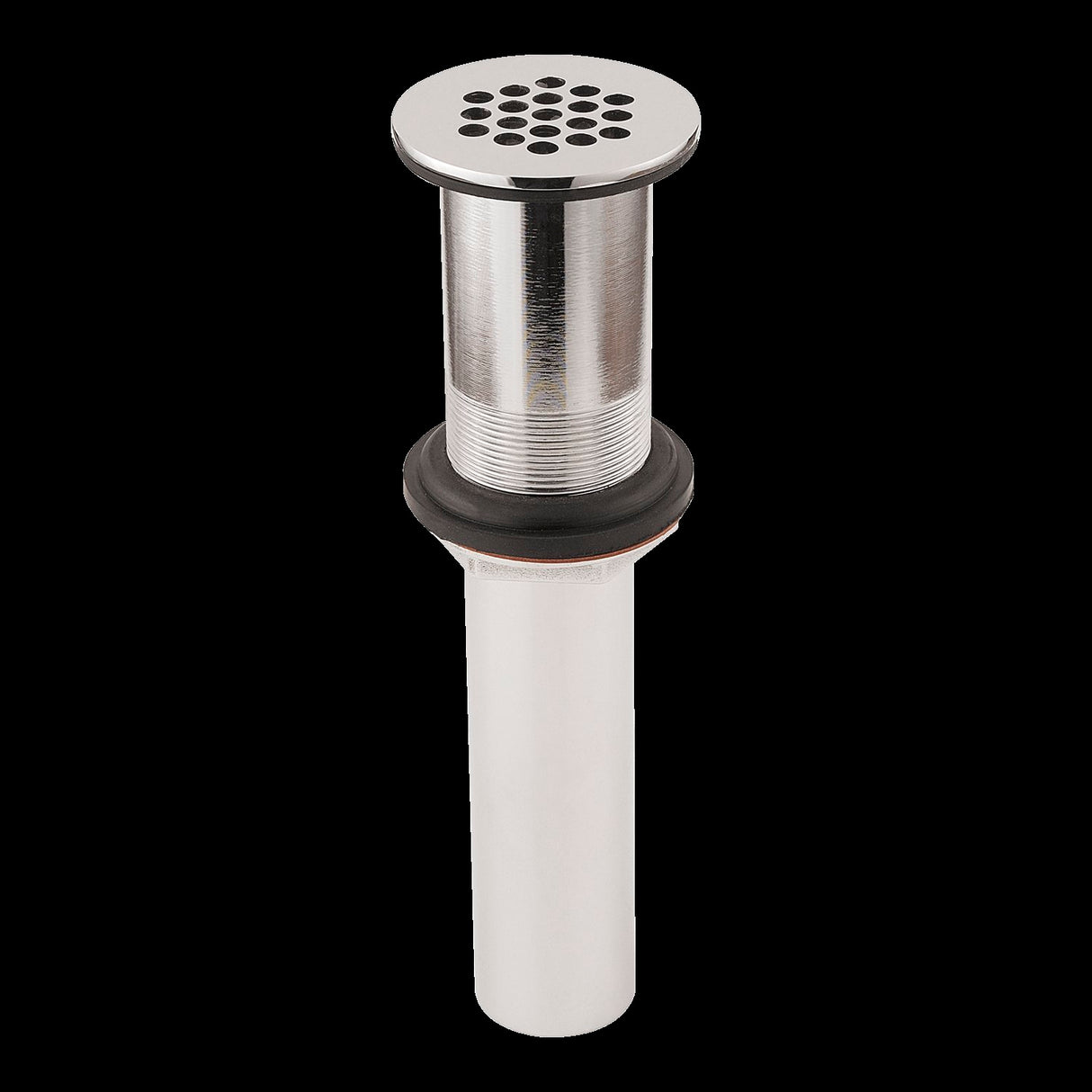 Grid Strainer No Overflow in Brushed Nickel