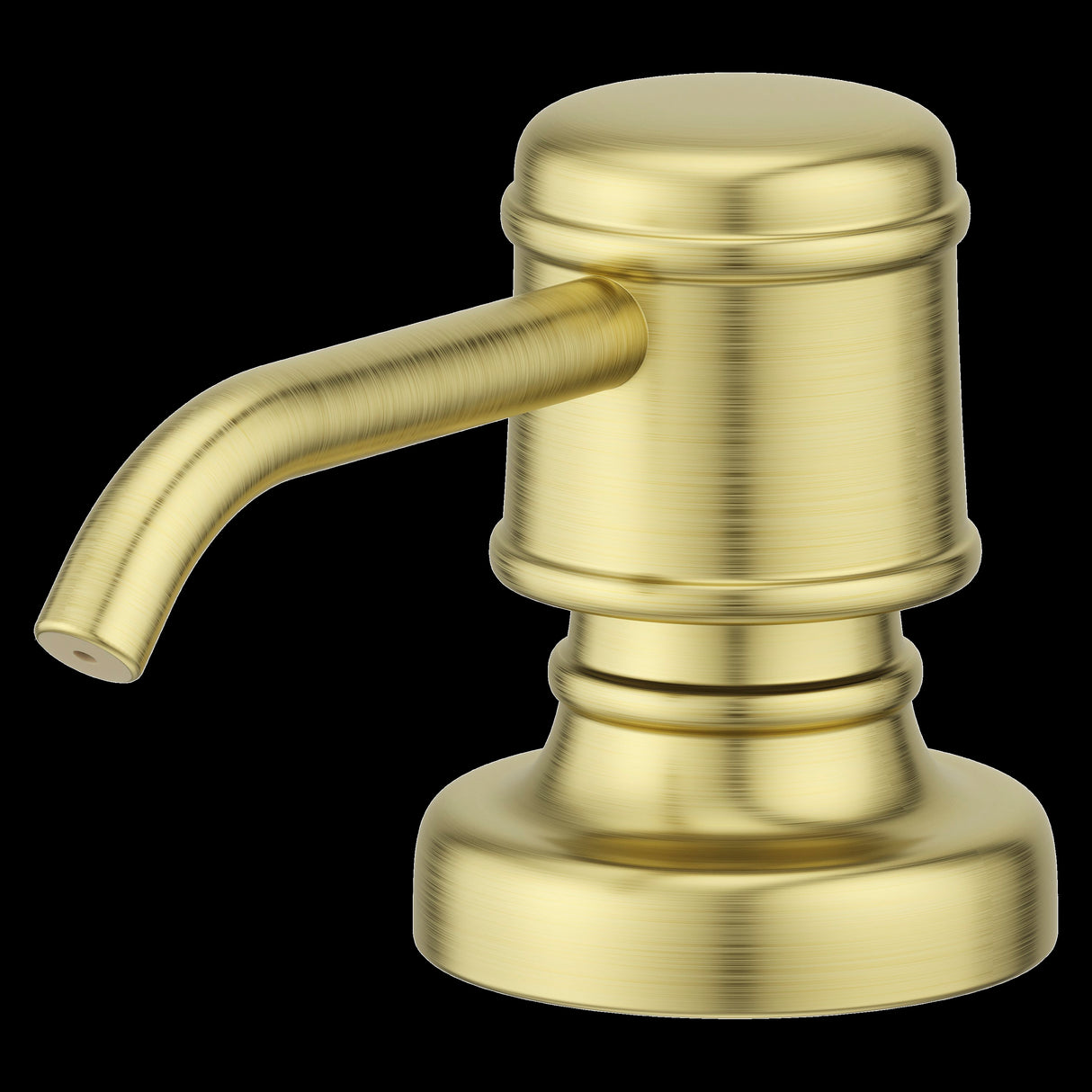 Port Haven Kitchen Soap Dispenser in Brushed Gold