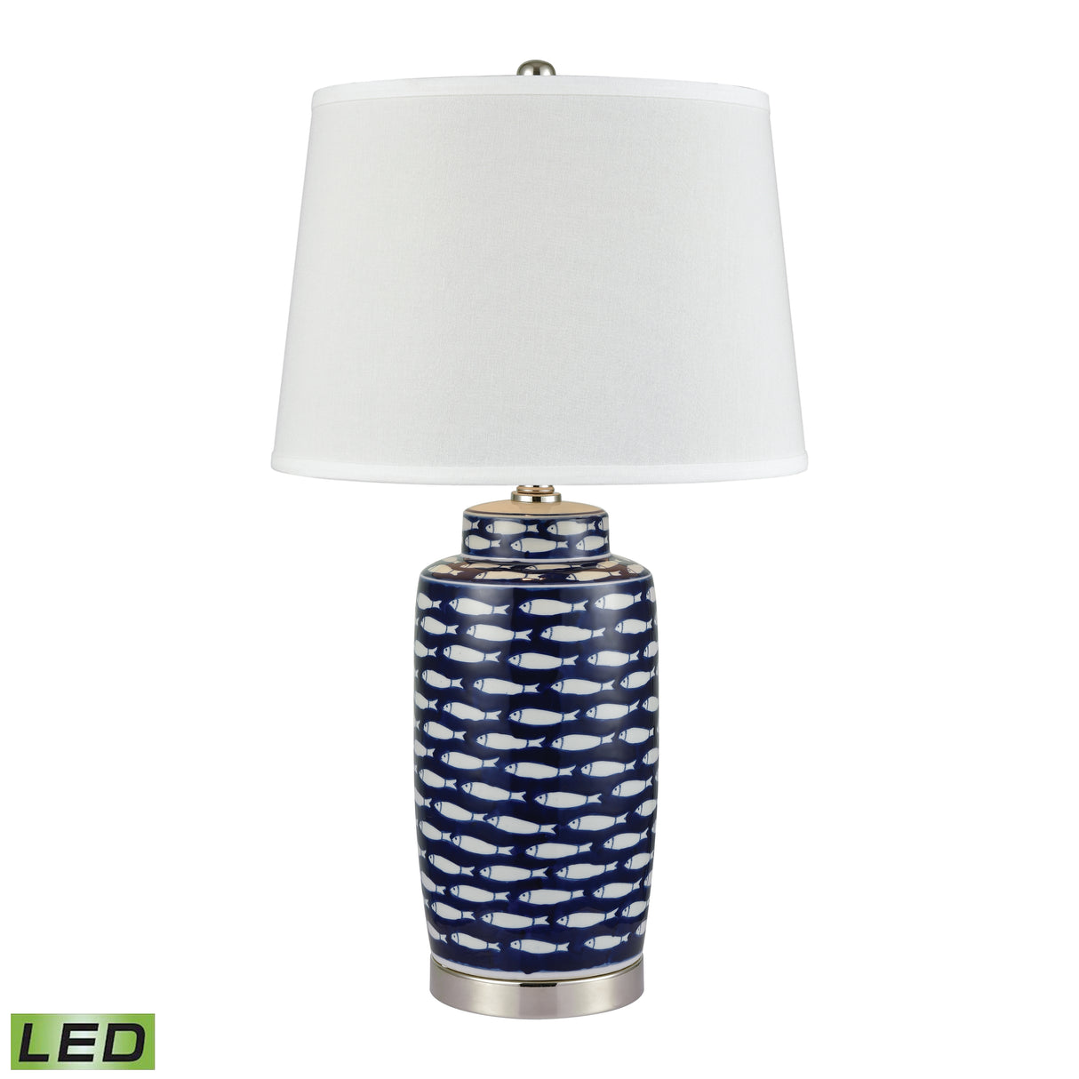 Elk 77026-LED Azul Baru 27'' High 1-Light Table Lamp - Blue - Includes LED Bulb