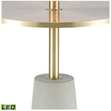 Elk 77129-LED Below the Surface 63'' High 2-Light Floor Lamp - Polished Concrete - Includes LED Bulbs