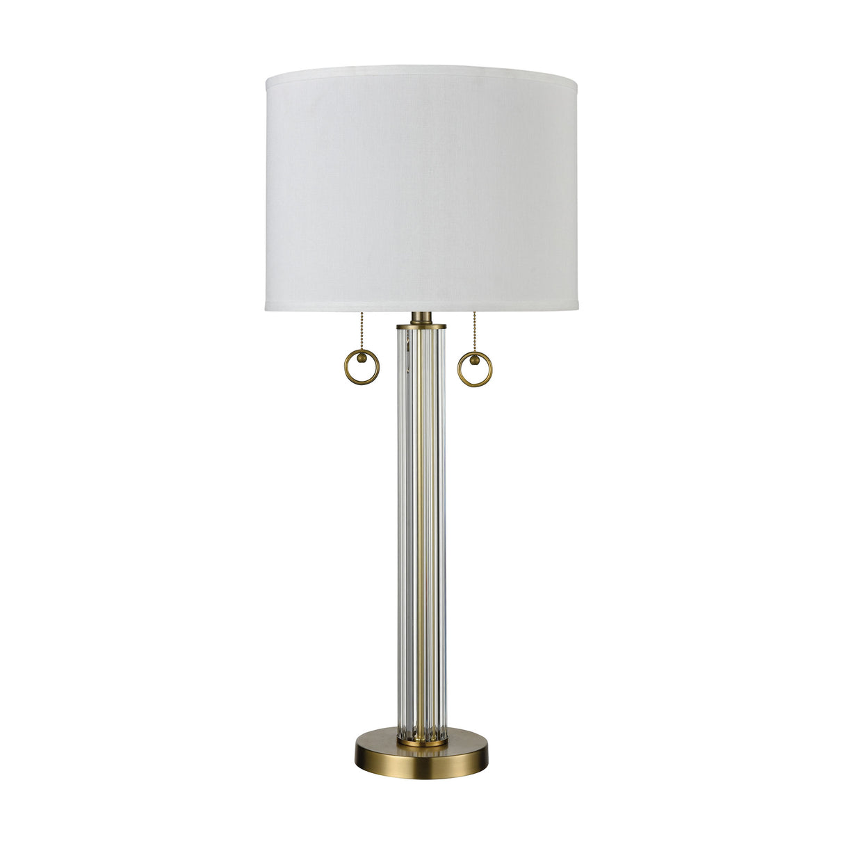 Elk 77143 Cannery Row 34'' High 2-Light Table Lamp - Antique Brass