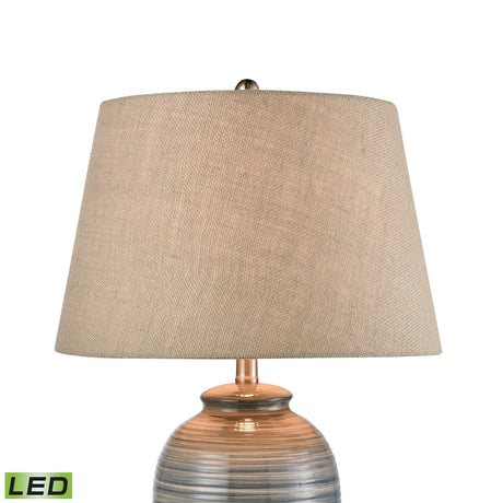 Elk 77155-LED Monterey 30.5'' High 1-Light Table Lamp - Blue - Includes LED Bulb