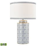 Elk 77169-LED Ambert 27'' High 1-Light Table Lamp - Blue - Includes LED Bulb