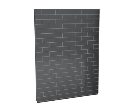 MAAX 103412-301-019 Utile 60 in. Composite Direct-to-Stud Back Wall in Metro Thunder Grey