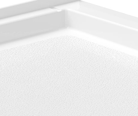Swanstone SS-3232 32 x 32 Swanstone Alcove Shower Pan with Center Drain in White SF03232MD.010
