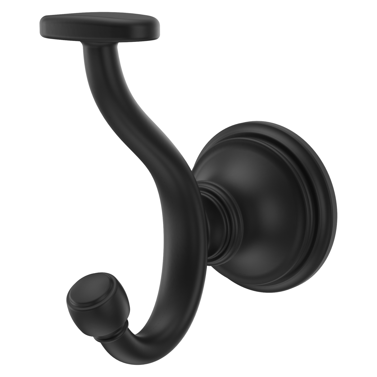 Tisbury Robe Hook in Spot Defense Matte Black