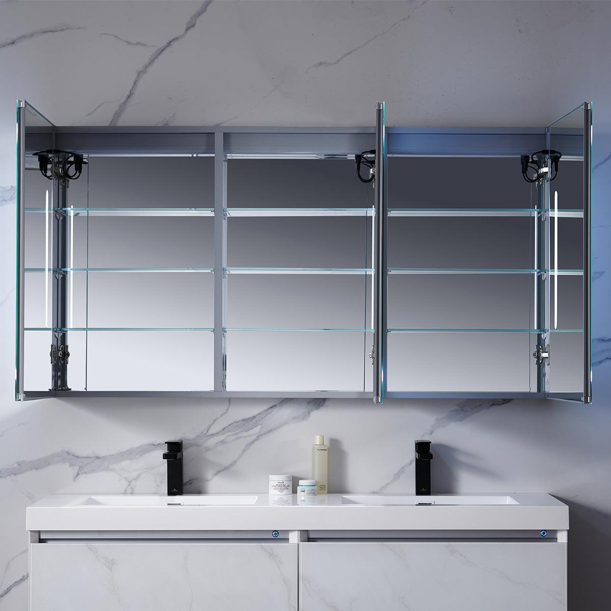 Blossom Canopus LED Medicine Cabinet – Expansive Design with Modern Features