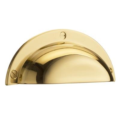 Smedbo Beslagsboden Zinc Pull in Polished Brass
