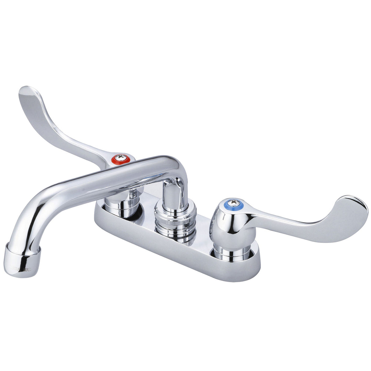 Central Brass 80084-AELS Two Handle Cast Bar/Laundry Faucet in Polished Chrome