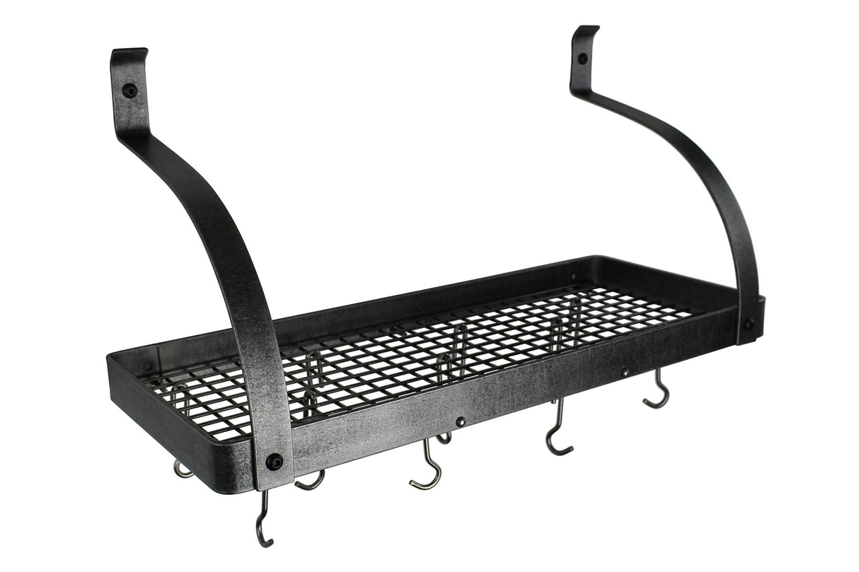 Enclume PR8AC-30 HS 30" Deep Bookshelf Rack w/Curved Arms & 12 Hooks HS