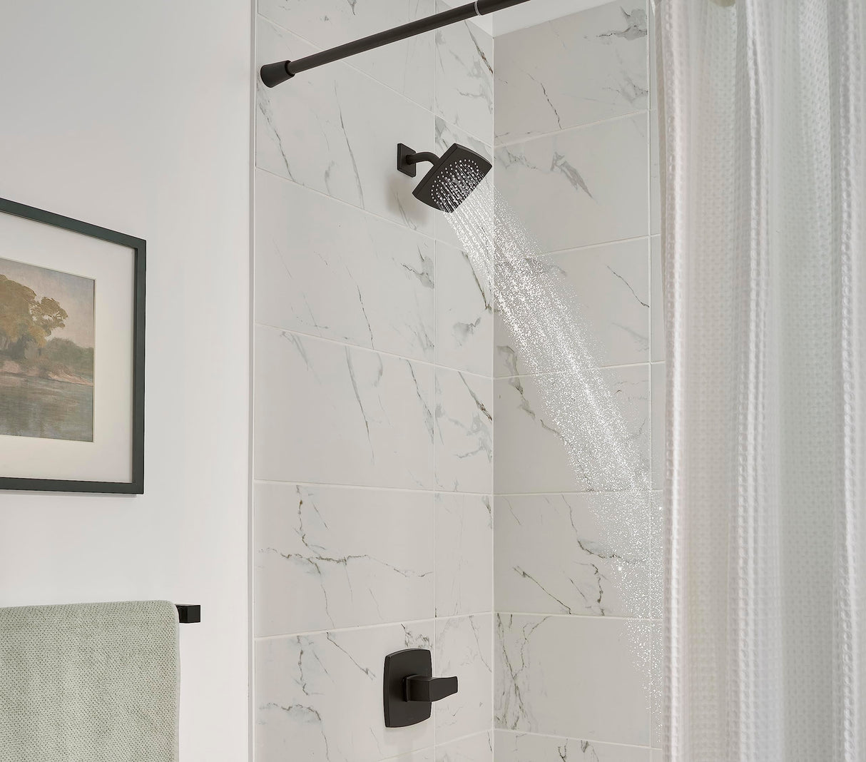 Gerber D501570BSTC Tribune Shower-only Trim Kit, 1.75GPM - Satin Black