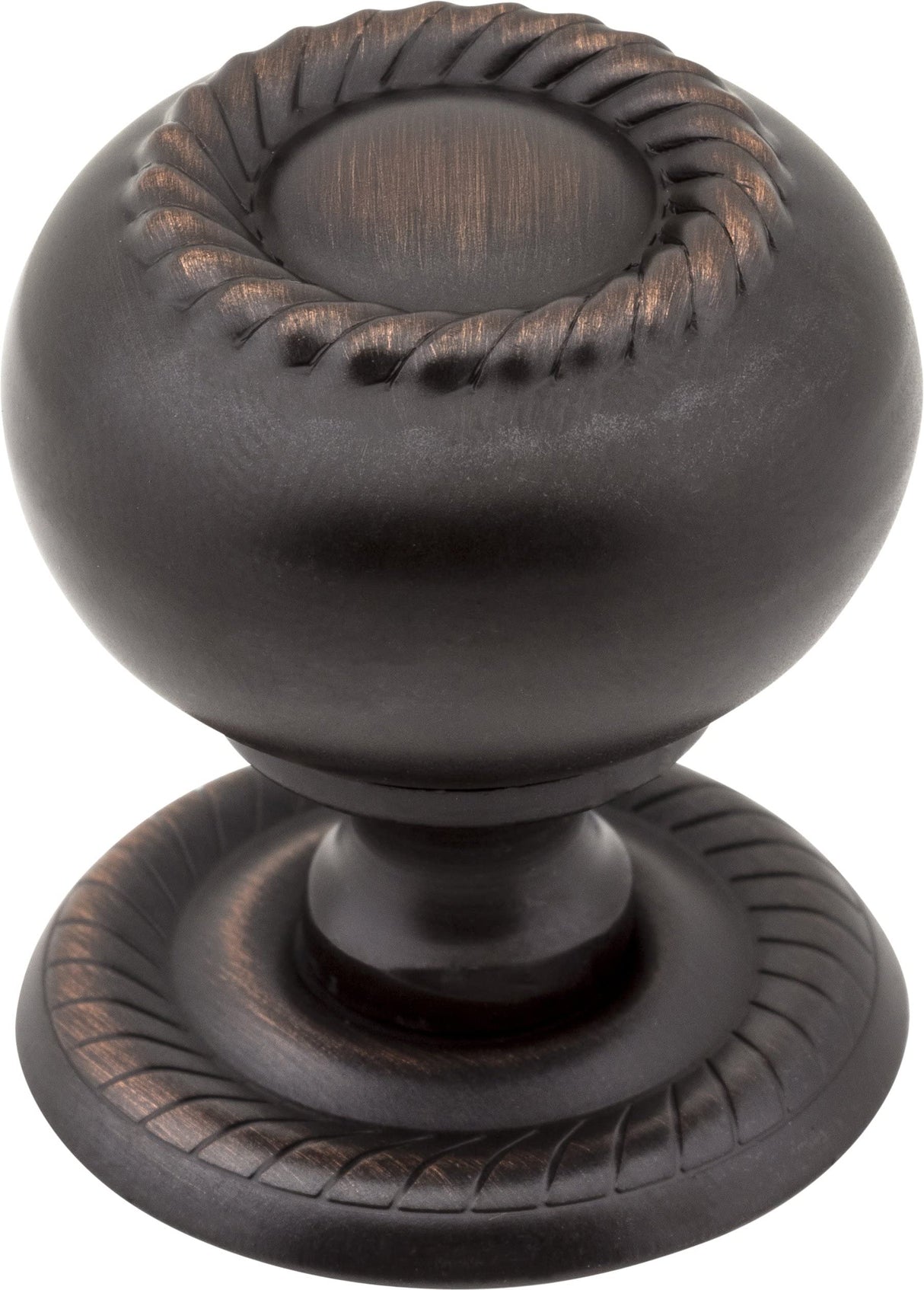 Jeffrey Alexander S6060DACM 1-1/4" Diameter Gun Metal Rope Rhodes Cabinet Knob