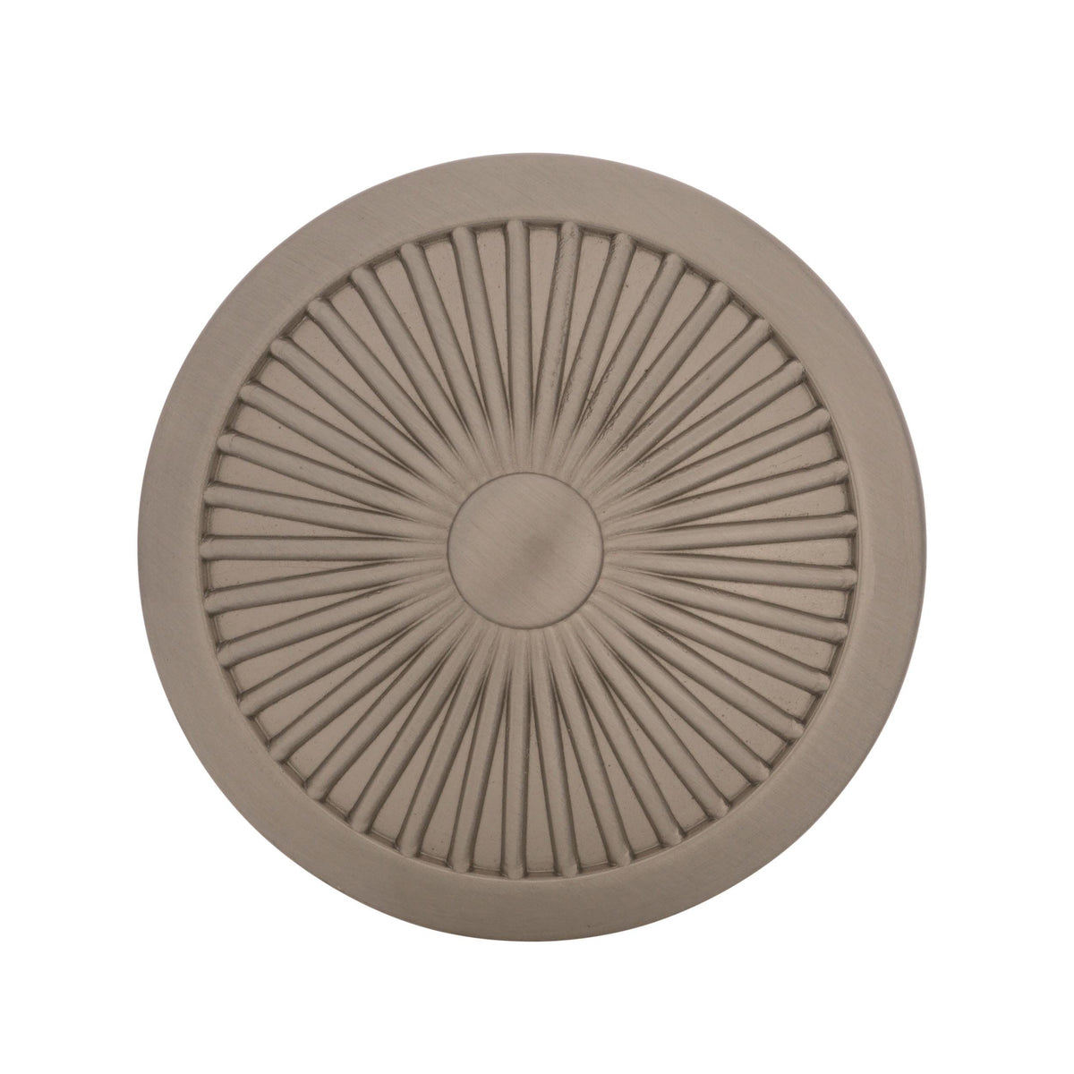 Amerock Cabinet Knob Satin Nickel 1-3/8 inch (35 mm) Diameter Crawford 1 Pack Drawer Knob Cabinet Hardware