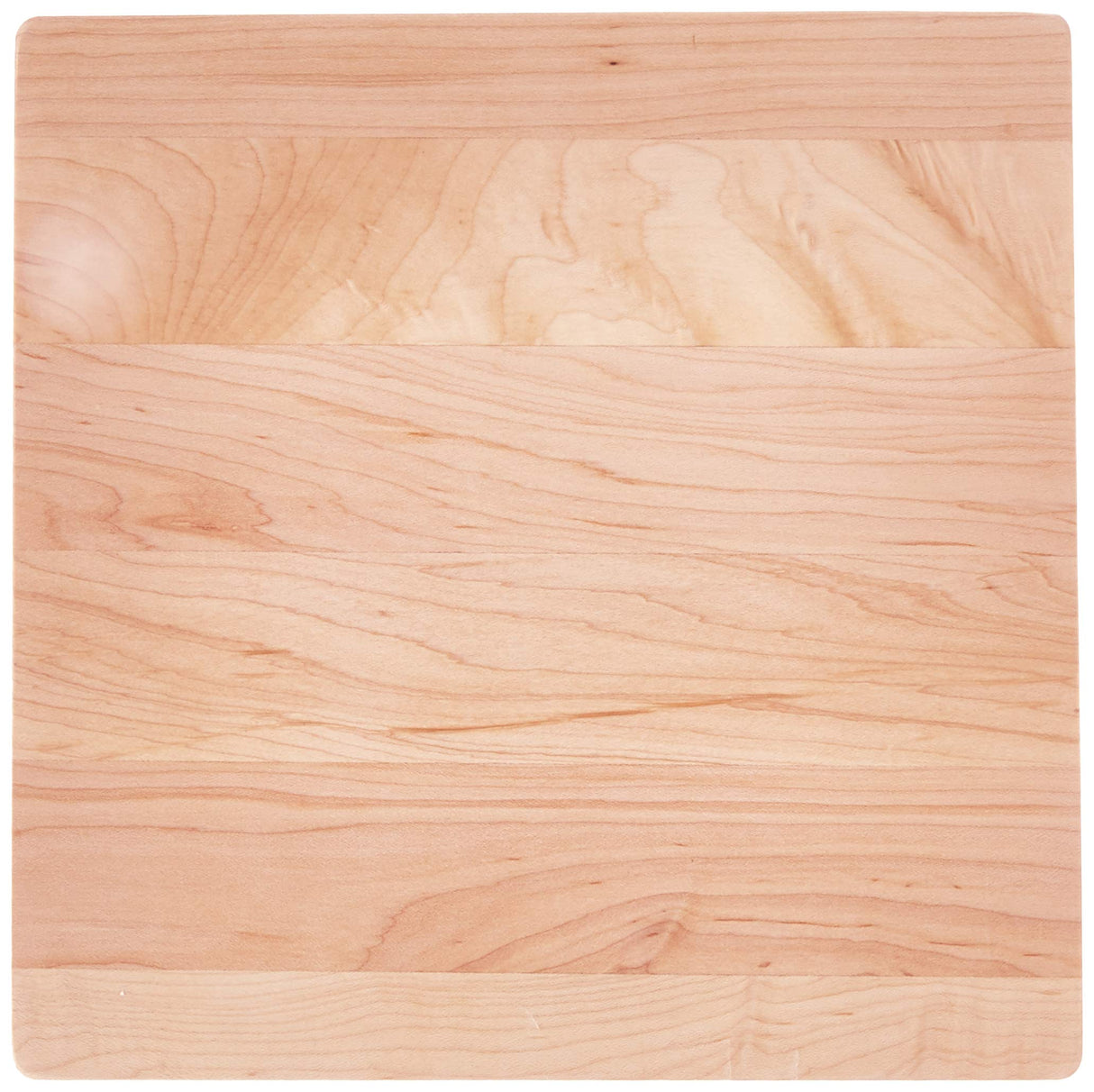 John Boos 215 Chop-N-Slice Maple Wood Cutting Board for Kitchen Prep, 1" Thick, Small, Edge Grain, Square Charcuterie Block, 10" x 10", Reversible 10X10X1 MPL-EDGE GR-REV-NO GRV-