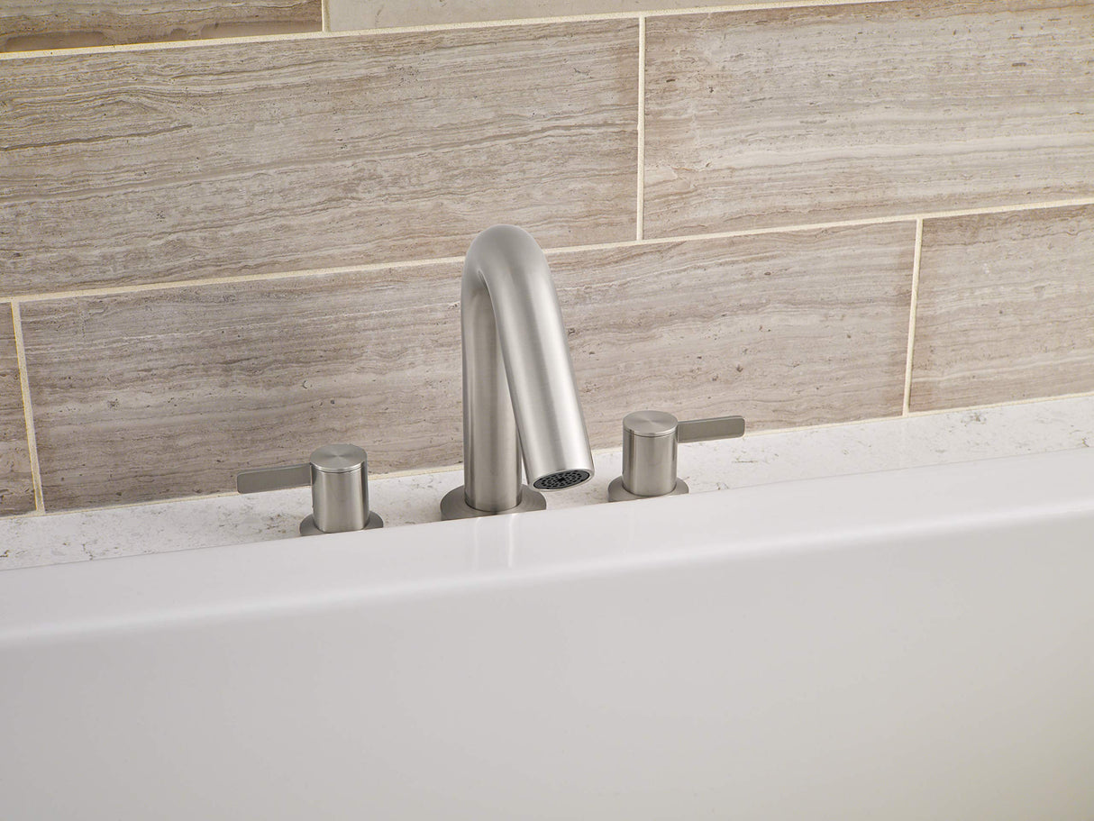 Gerber D300930BNT Brushed Nickel Amalfi Three Piece Roman Tub Trim Kit