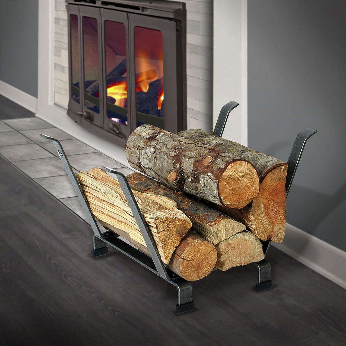 Enclume LR13 HS Country Home Basket Fireplace Log Rack HS