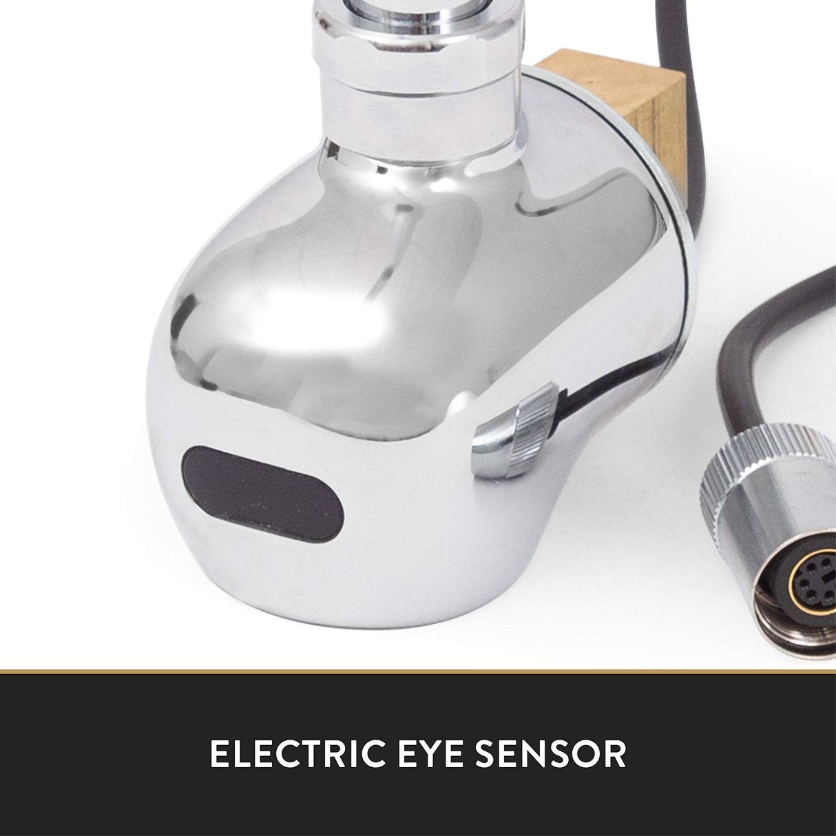 John Boos PBF-SEF3GLF Splash Mount-Hands Free 3" Goose Neck Faucet with Electronic Sensor for use PBHS-W-1410-1 and PBHS-W-1410-1-SSLR Hands Sinks