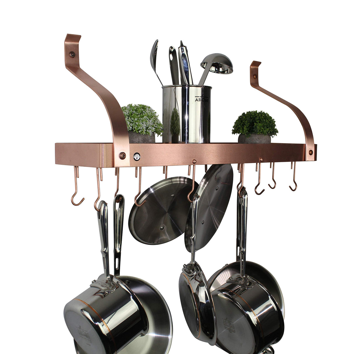 Enclume PR8AC-30 SCP 30" Deep Bookshelf Rack w Curved Arms & 12 Hooks SCP