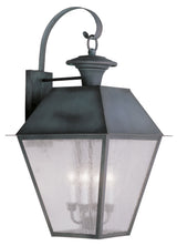 Livex Lighting 2172-61 Mansfield 4-Light Outdoor Wall Lantern, Charcoal