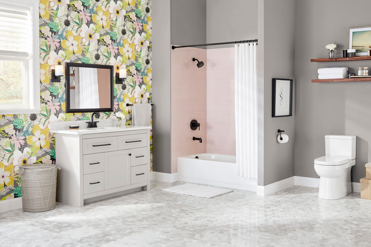 Gerber D446232BS Satin Black Parma Eurostyle Paper Holder