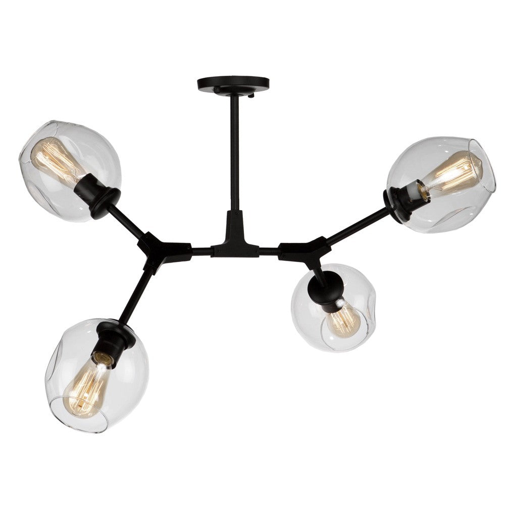 Organic Semi-Flush Mount Light