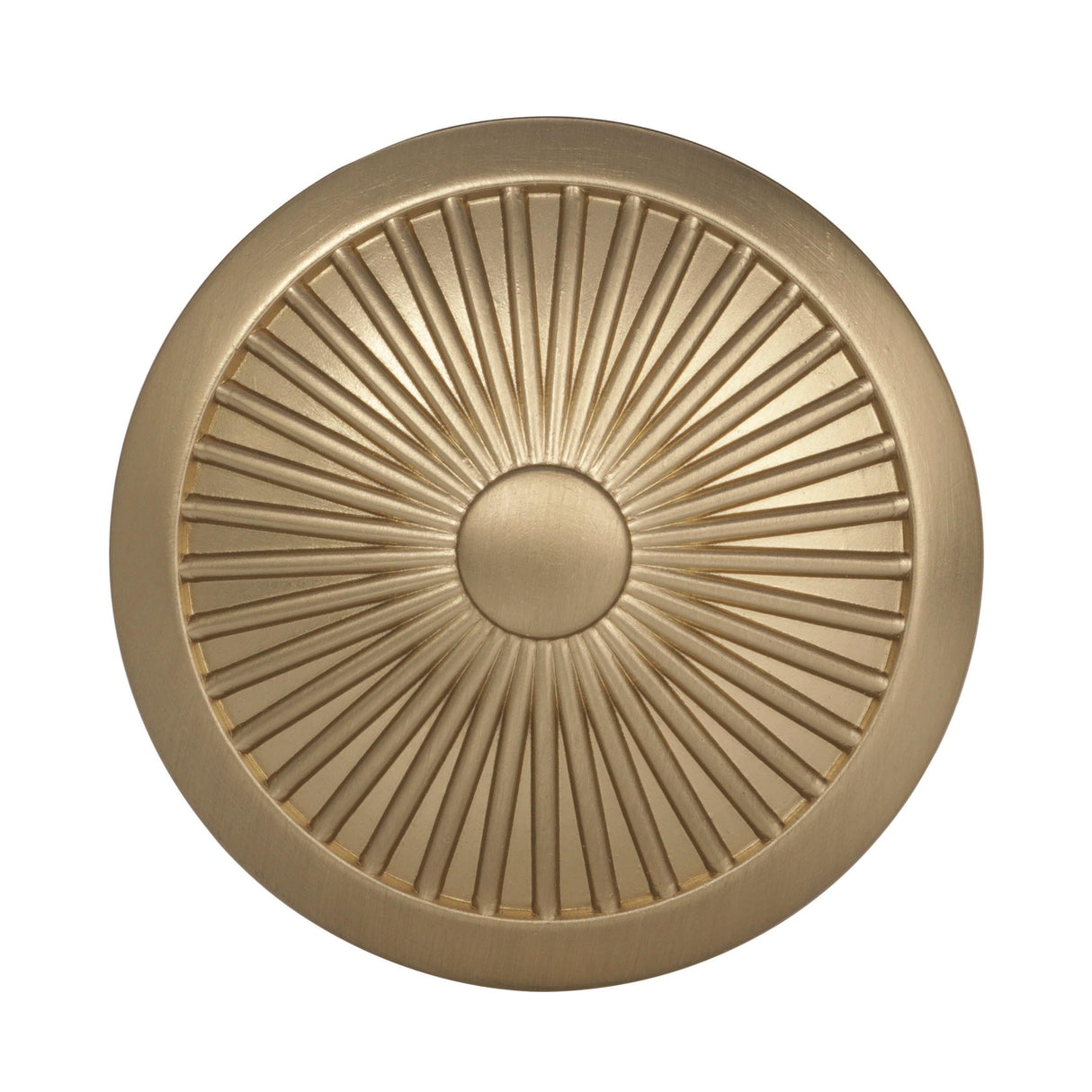 Amerock Cabinet Knob Golden Champagne 1-3/8 inch (35 mm) Diameter Crawford 1 Pack Drawer Knob Cabinet Hardware
