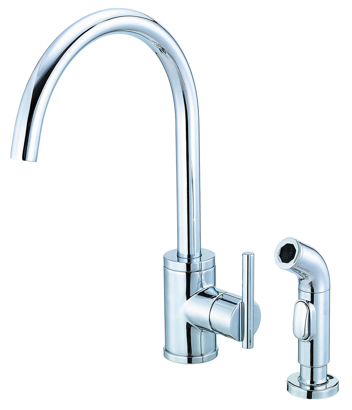 Gerber D401058 Chrome Parma Single Handle Kitchen Faucet