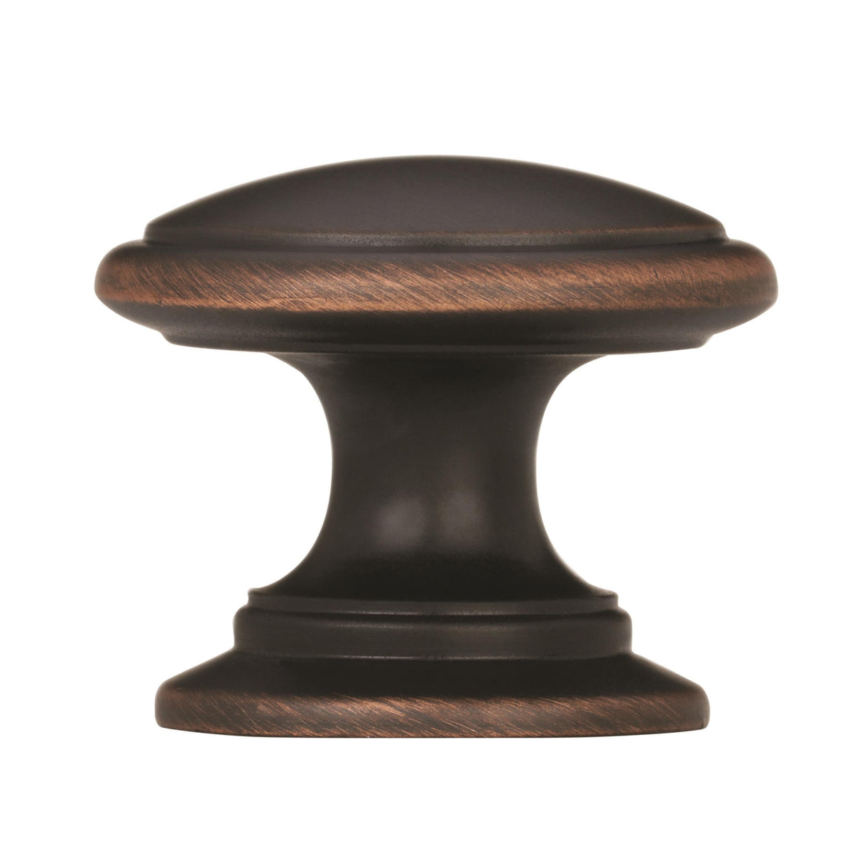Amerock Cabinet Knob Oil Rubbed Bronze 1-1/4 inch (32 mm) Diameter Ravino 1 Pack Drawer Knob Cabinet Hardware