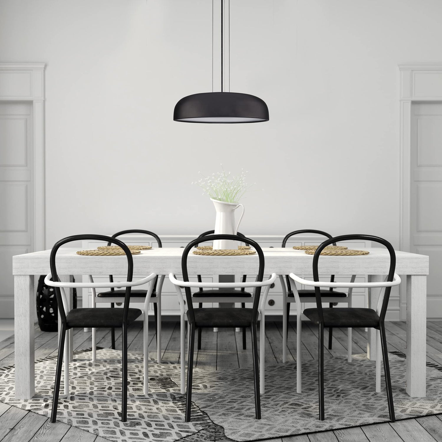 Kuzco PD13120-WH BEACON 20" PD White 120V ELV LED 3000K 90CRI 26W