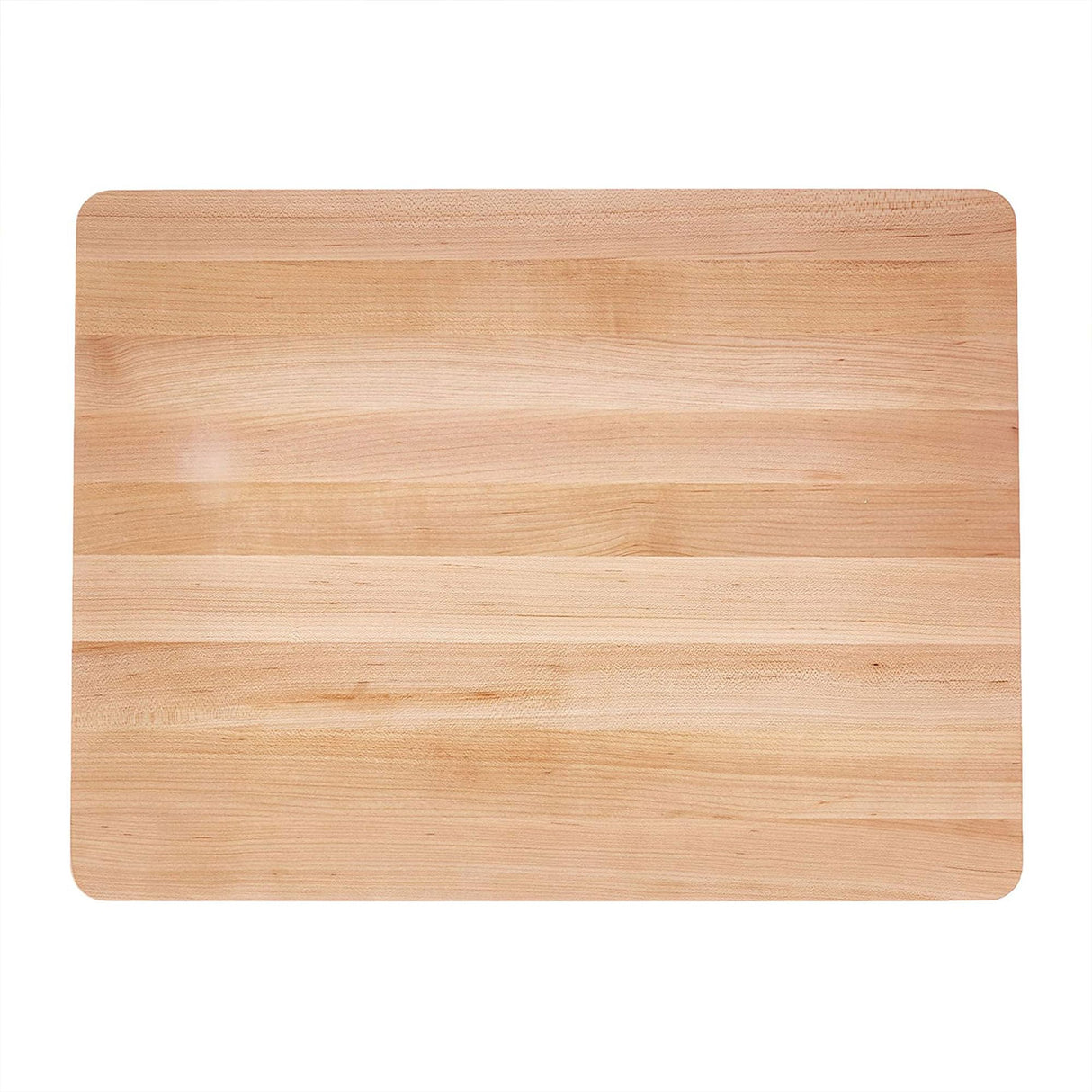 John Boos 212 Chop-N-Slice Maple Wood Cutting Board for Kitchen Prep, 1" Thick, Small, Edge Grain, Rectangle Charcuterie Block, 16" x 10", Reversible 16X10X1 MPL-EDGE GR-REV-NO GRV-