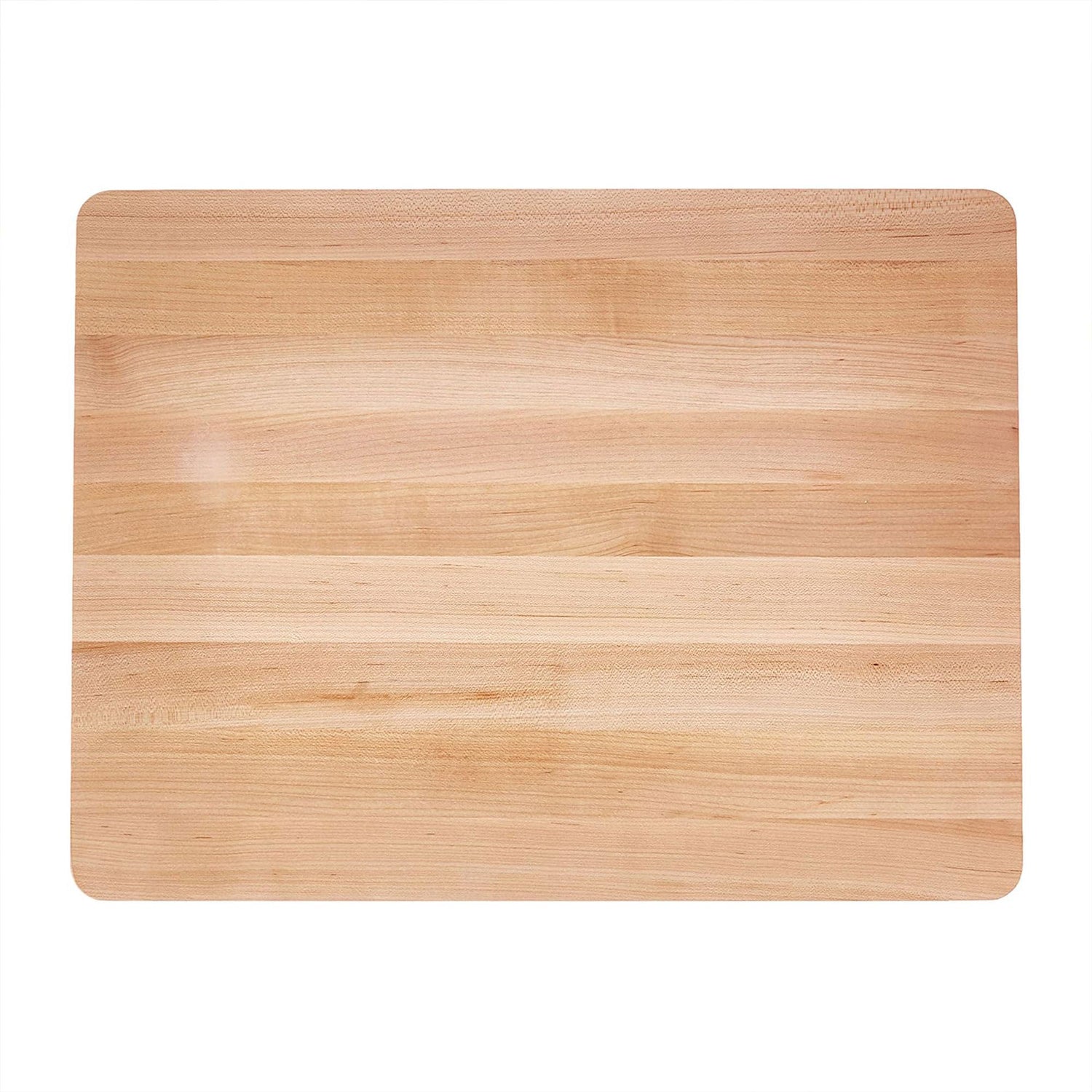 John Boos 212 Chop-N-Slice Maple Wood Cutting Board for Kitchen Prep, 1" Thick, Small, Edge Grain, Rectangle Charcuterie Block, 16" x 10", Reversible 16X10X1 MPL-EDGE GR-REV-NO GRV-
