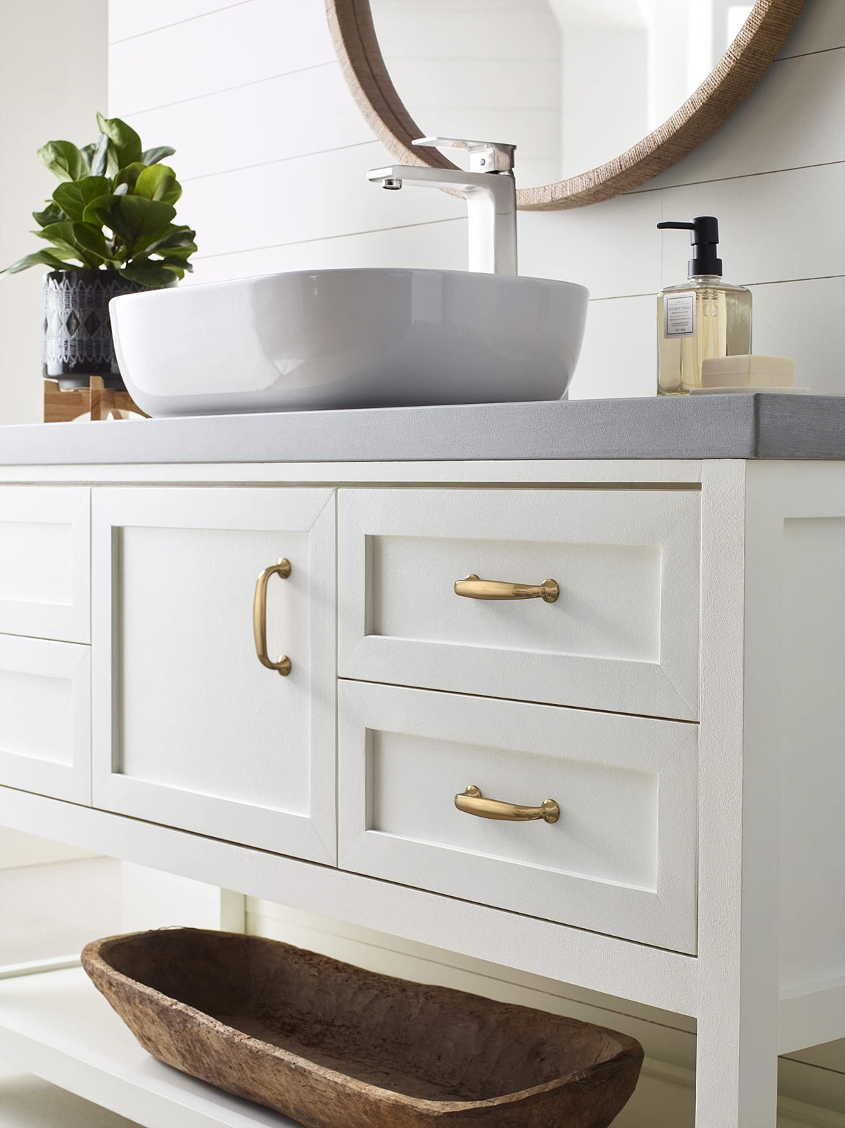Amerock BP37395CZ Champagne Bronze Cabinet Pull 3 in (76 mm) Center-to-Center Cabinet Handle Renown Drawer Pull Kitchen Cabinet Handle Furniture Hardware