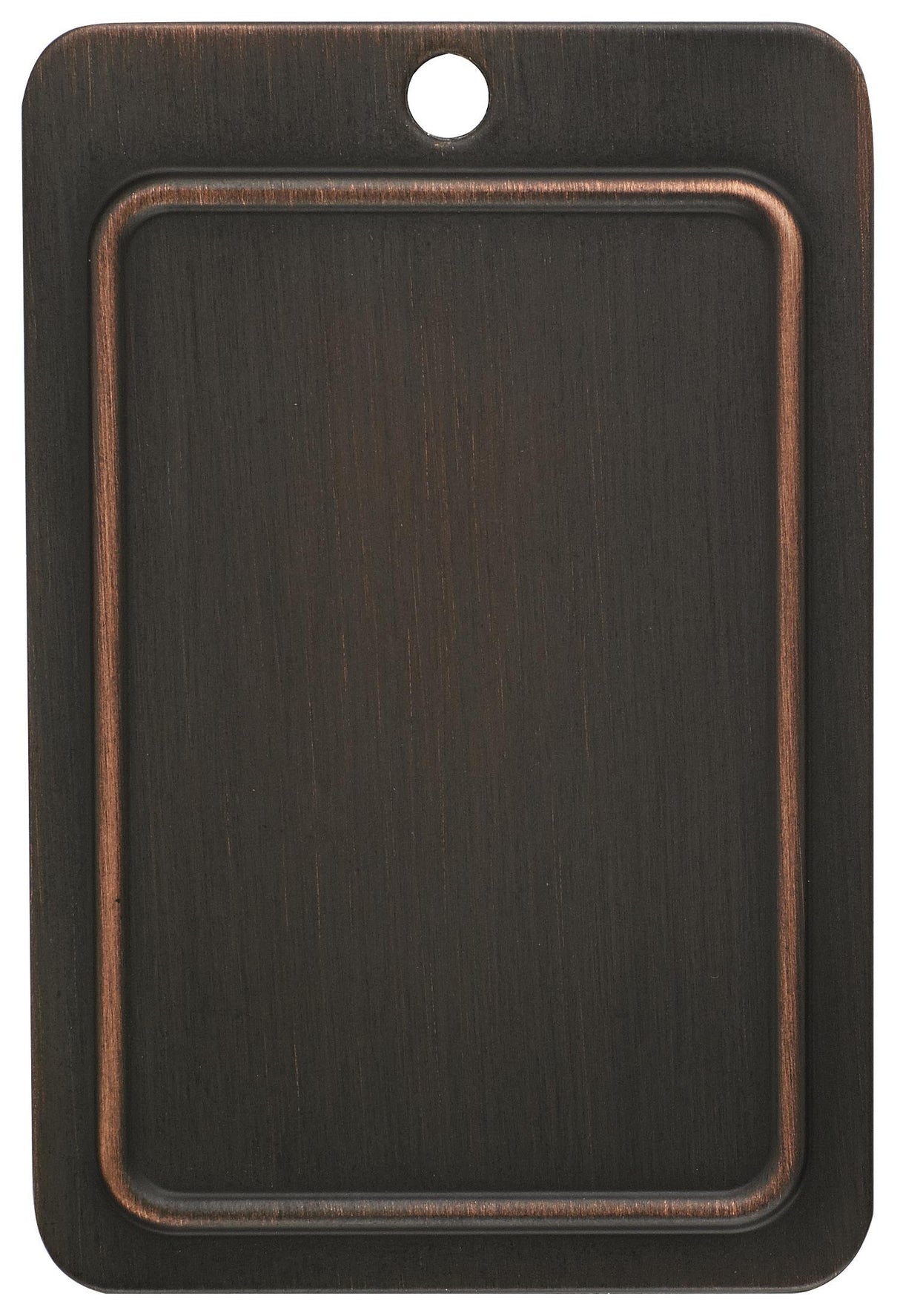 Amerock Cabinet Backplate Oil Rubbed Bronze 3 inch (76 mm) Center to Center Backplates 1 Pack Cabinet Pull Backplate Drawer Handle Cabinet Hardware