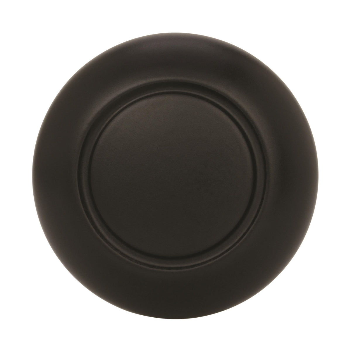 Amerock Cabinet Knob Matte Black 1-1/4 inch (32 mm) Diameter Everyday Heritage 1 Pack Drawer Knob Cabinet Hardware