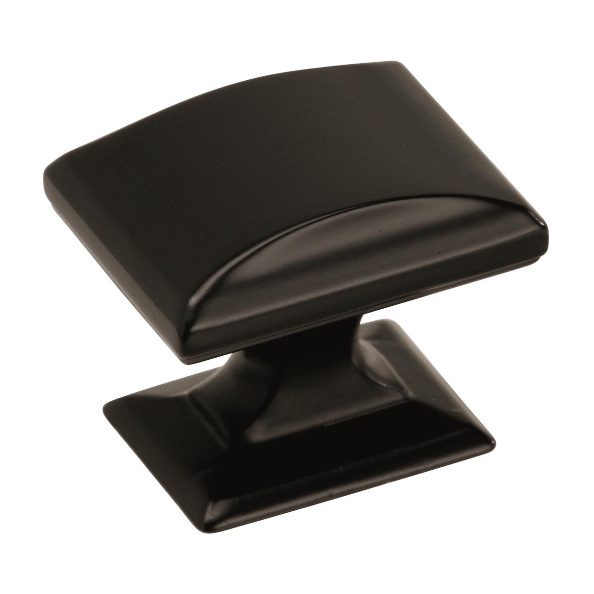 Amerock Cabinet Knob Black Bronze 1-1/4 inch (32 mm) Length Candler 1 Pack Drawer Knob Cabinet Hardware