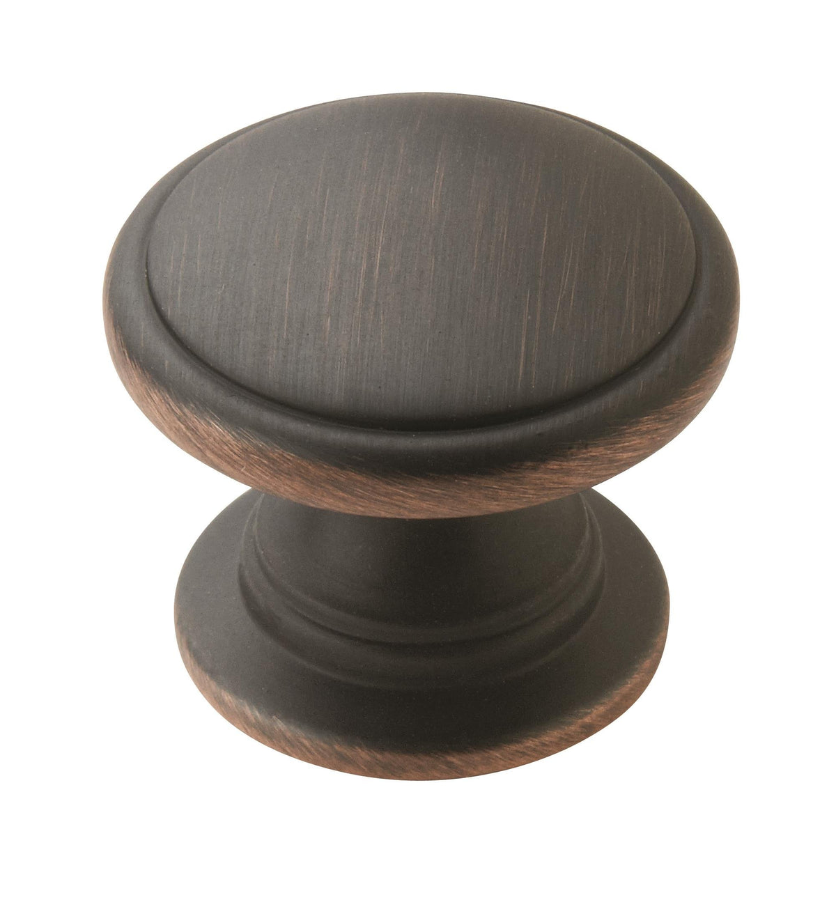 Amerock Cabinet Knob Oil Rubbed Bronze 1-1/4 inch (32 mm) Diameter Ravino 1 Pack Drawer Knob Cabinet Hardware