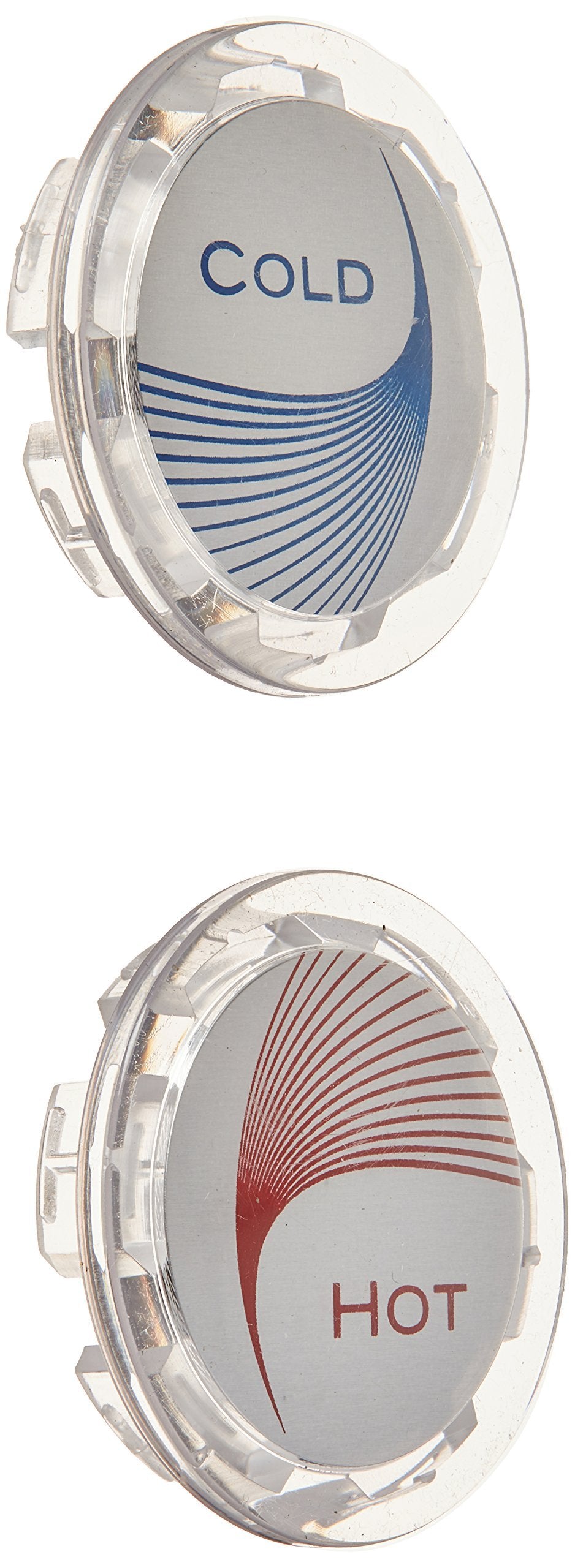 Pfister 9417830 Hot/Cold Button G135 Kitchen Faucet, Red/Blue 941-7830