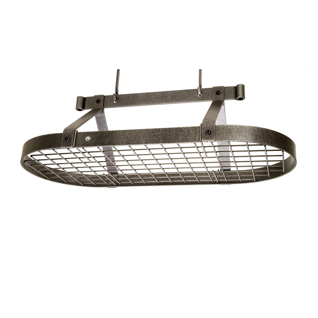 Enclume PR16BWG HS 36" Oval Ceiling Pot Rack w/ 18 Hooks HS