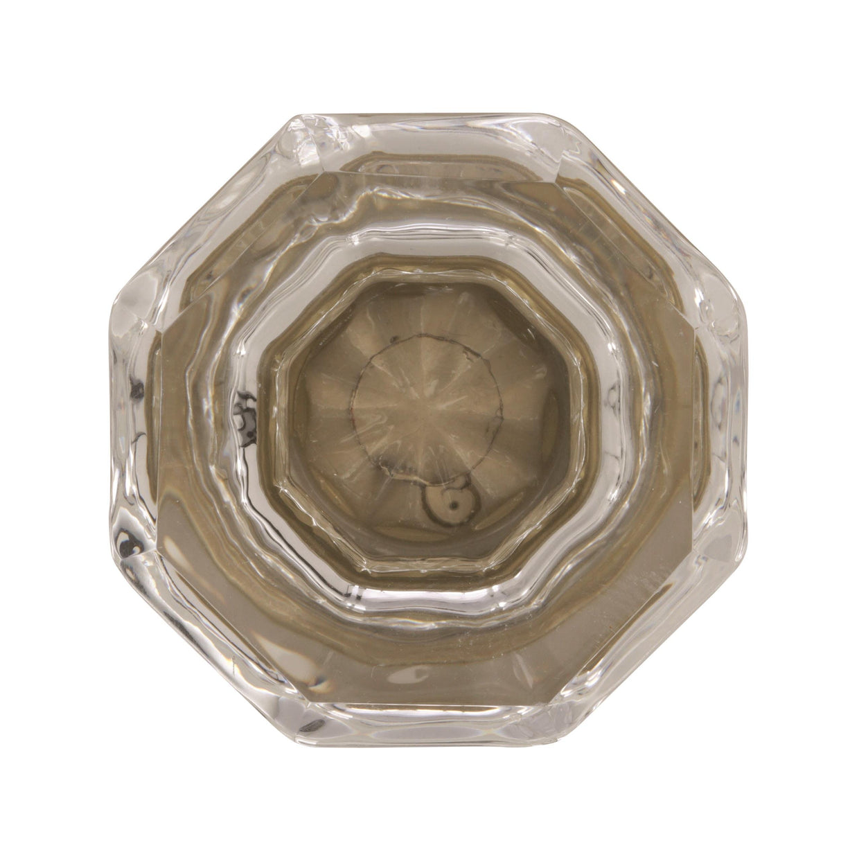 Amerock Cabinet Knob Clear/Golden Champagne 1-5/16 inch (33 mm) Diameter Traditional Classics 1 Pack Drawer Knob Cabinet Hardware