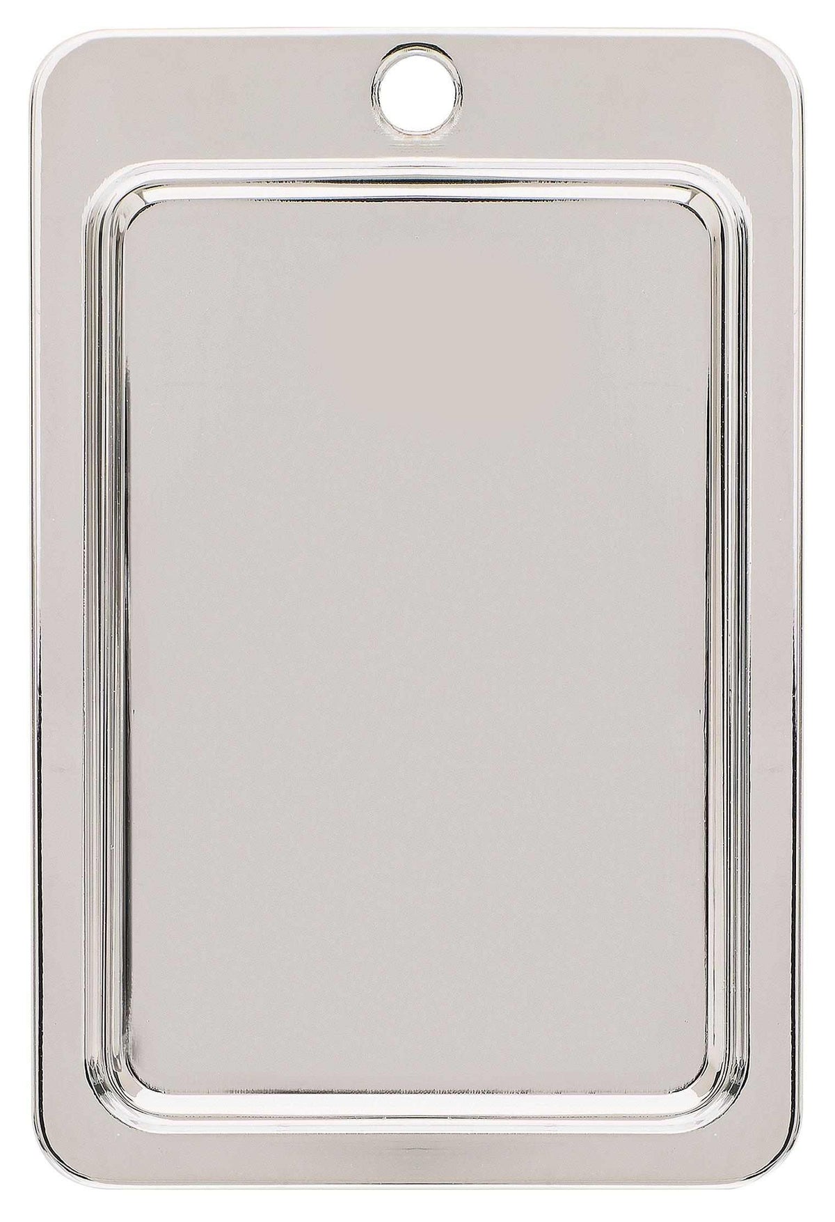 Amerock Cabinet Pull White / Polished Chrome 3 inch (76 mm) Center to Center Everyday Heritage 1 Pack Drawer Pull Drawer Handle Cabinet Hardware
