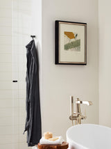 Amerock BH36080MB Matte Black Single Robe Hook 7/8 in. (22 mm) Length Towel Holder Monument Towel Hook for Bathroom Bathroom Hardware Bath Accessories