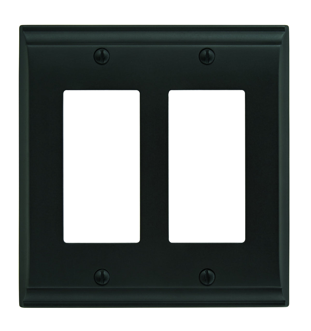 Amerock Wall Plate Black Bronze 2 Rocker Switch Plate Cover Candler 1 Pack Decora Wall Plate Light Switch Cover
