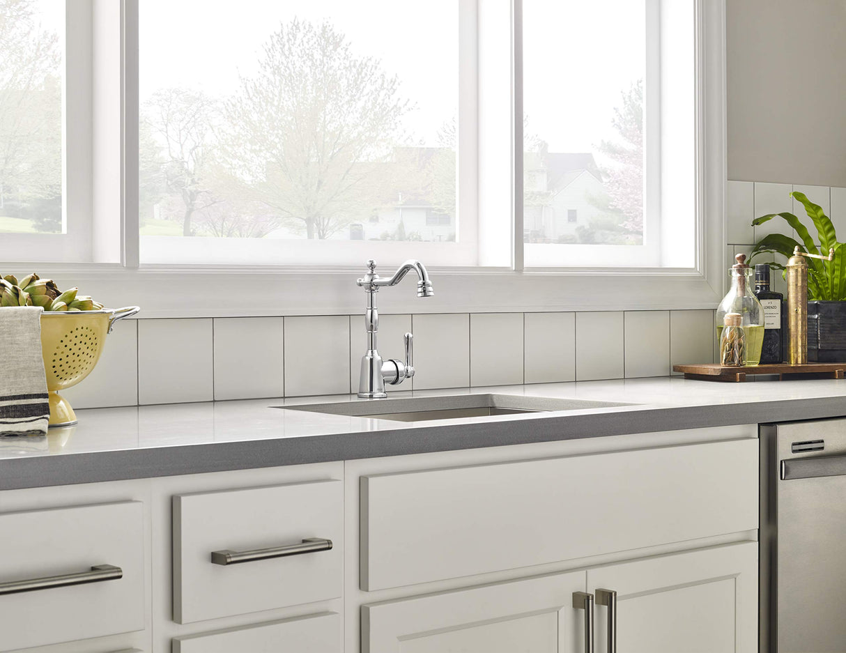 Gerber D150557 Chrome Opulence Single Handle Bar Faucet