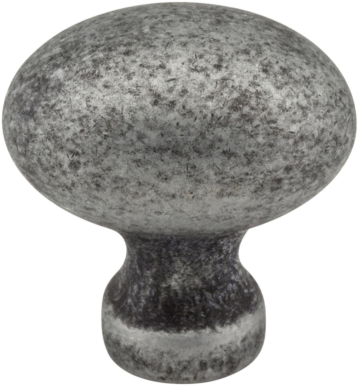 Jeffrey Alexander 3990-BNBDL 1-3/16" Overall Length Brushed Pewter Football Bordeaux Cabinet Knob